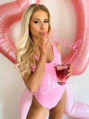 Hot Pink Personalised Swimsuits - HoorayDays