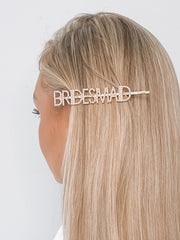 Pearl Bridesmaid Hair Slide - HoorayDays