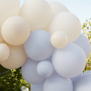 Blue and Nude Balloon Arch Kit - HoorayDays