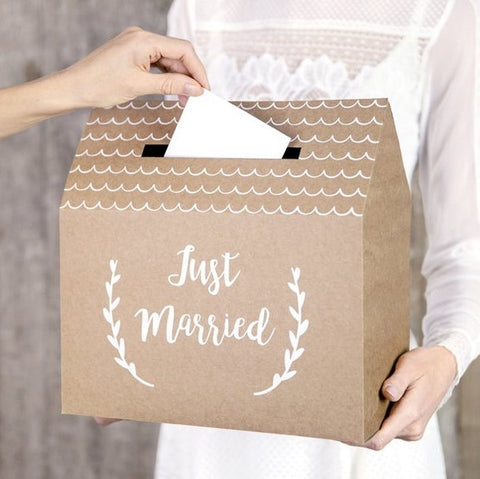 Rustic Wedding Post Box - HoorayDays
