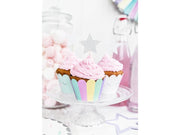 5 Unicorn Cupcake Toppers - HoorayDays