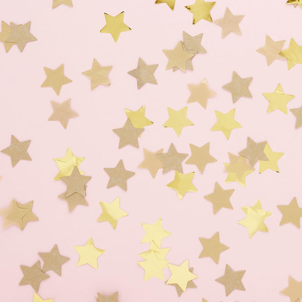Gold Star Party Confetti - HoorayDays
