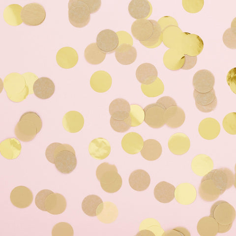 Gold Circle Confetti - HoorayDays