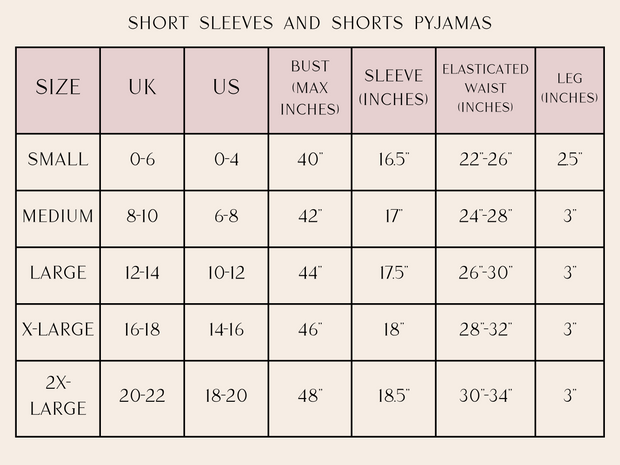Rose Gold Personalised Short Sleeves and Shorts Pyjamas - HoorayDays